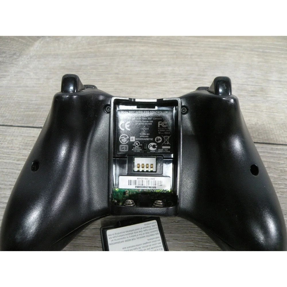Microsoft Xbox 360 Wireless Controller Black Official Original Untested